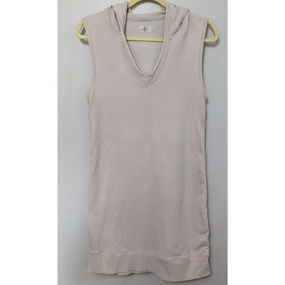 Sundays Two Women's Ultra Soft V Neck Hoodie Dress w/ Side Zippers No size tags - Picture 1 of 5